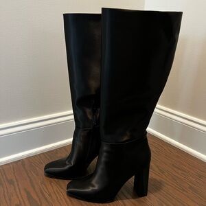Ambrose Satin Heeled Boots